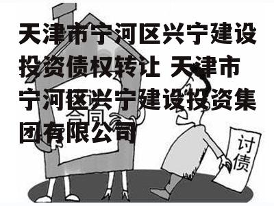 天津市宁河区兴宁建设投资债权转让 天津市宁河区兴宁建设投资集团有限公司