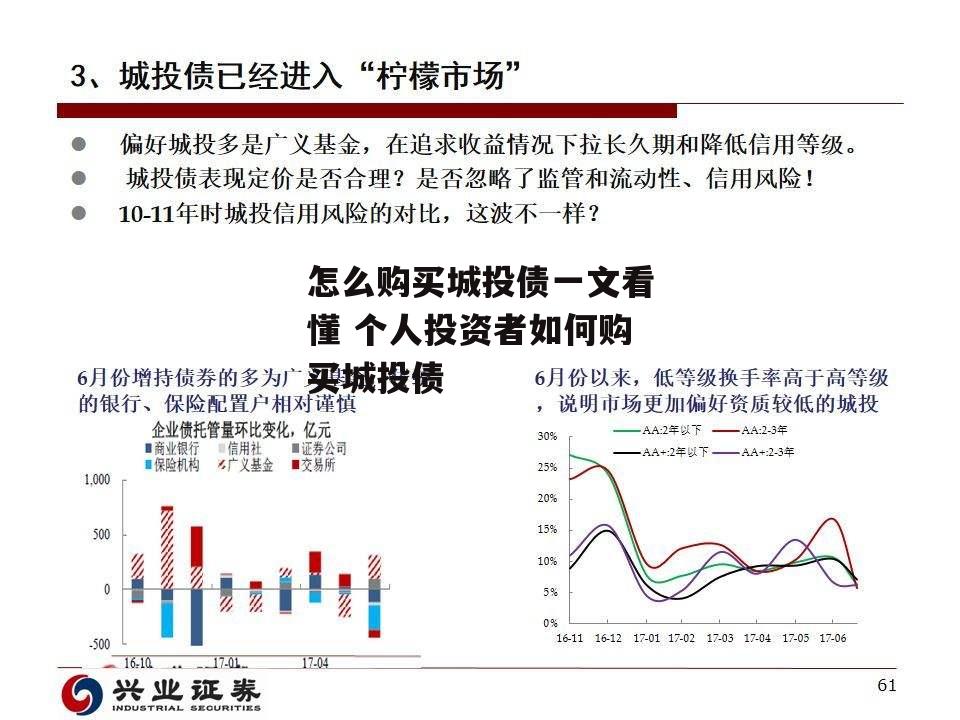 怎么购买城投债一文看懂 个人投资者如何购买城投债