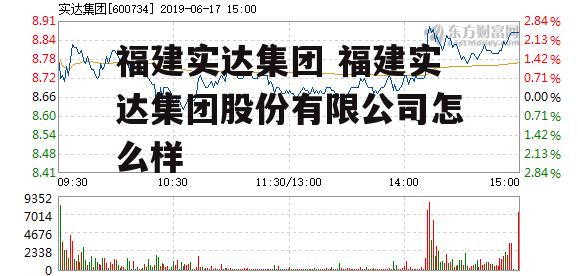 福建实达集团 福建实达集团股份有限公司怎么样