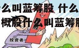 什么叫蓝筹股 什么叫中概股什么叫蓝筹股