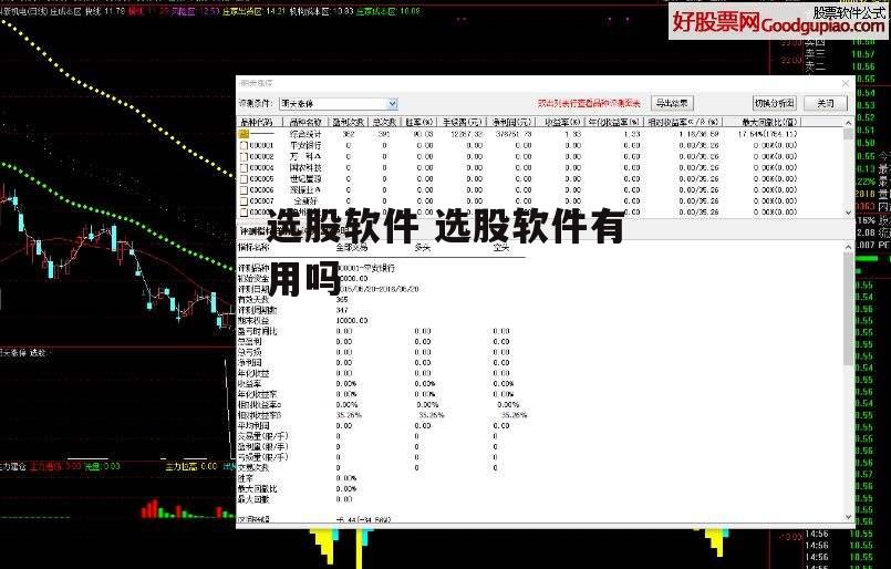 选股软件 选股软件有用吗