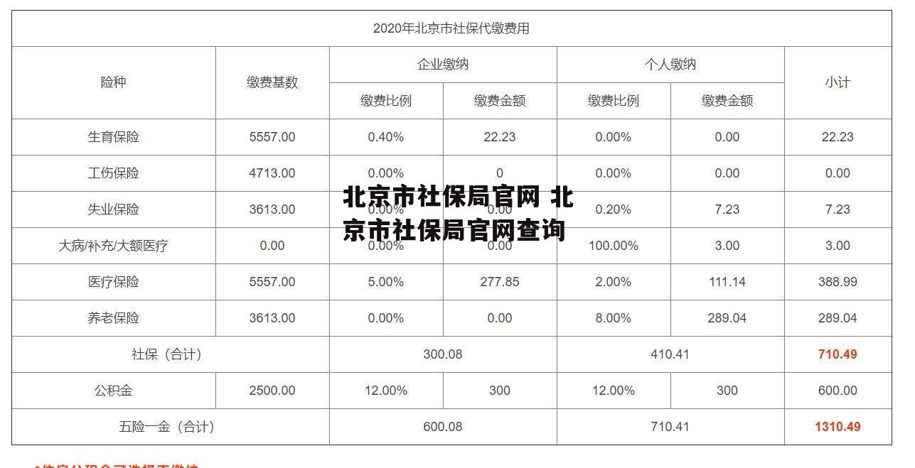 北京市社保局官网 北京市社保局官网查询