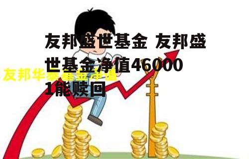 友邦盛世基金 友邦盛世基金净值460001能赎回