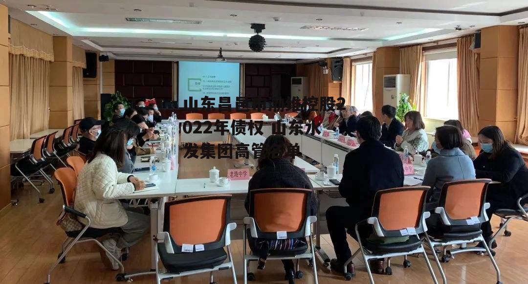 山东昌邑市渤维控股2022年债权 山东水发集团高管名单