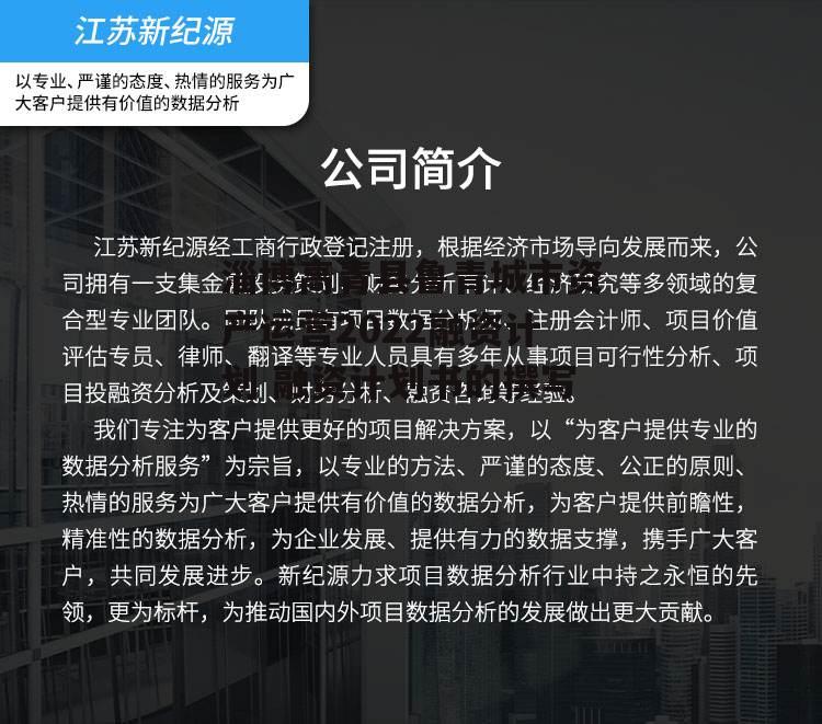 淄博高青县鲁青城市资产运营2022融资计划 融资计划书的撰写