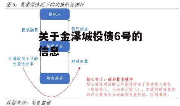 关于金泽城投债6号的信息