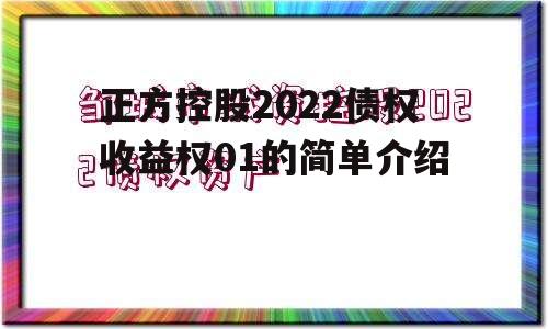 正方控股2022债权收益权01的简单介绍