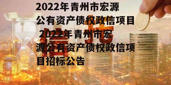 2022年青州市宏源公有资产债权政信项目 2022年青州市宏源公有资产债权政信项目招标公告