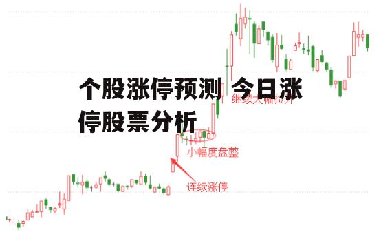 个股涨停预测 今日涨停股票分析