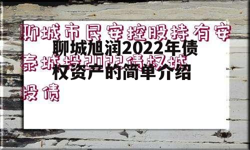 聊城旭润2022年债权资产的简单介绍