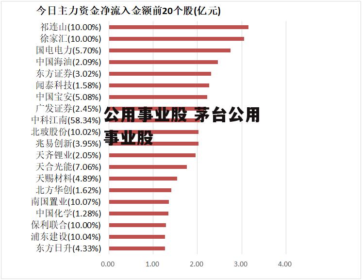 公用事业股 茅台公用事业股