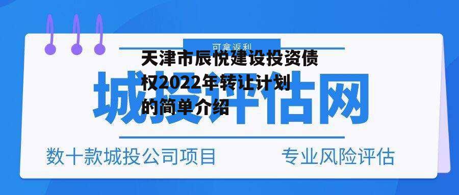 天津市辰悦建设投资债权2022年转让计划的简单介绍