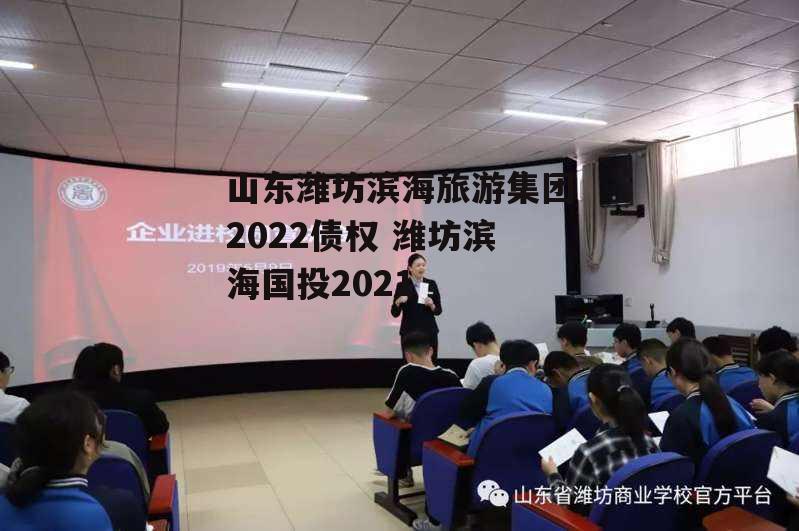 山东潍坊滨海旅游集团2022债权 潍坊滨海国投2021