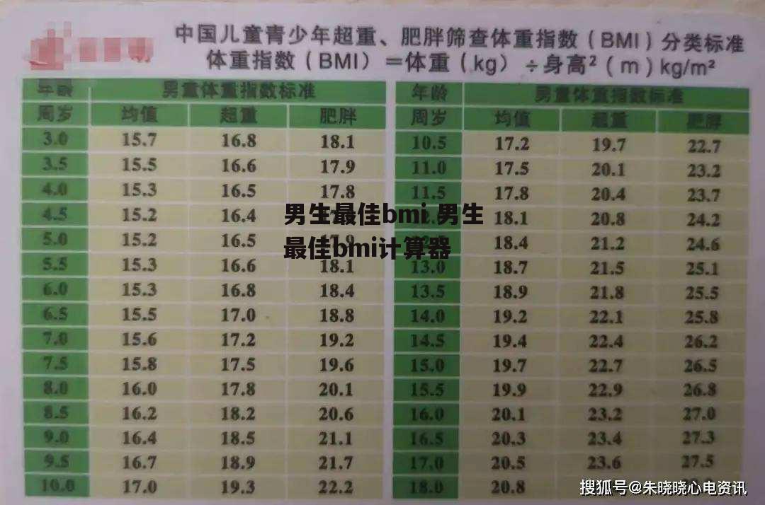 男生最佳bmi 男生最佳bmi计算器