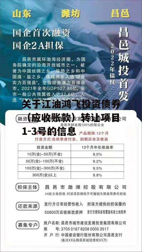 关于江油鸿飞投资债券（应收账款）转让项目1-3号的信息