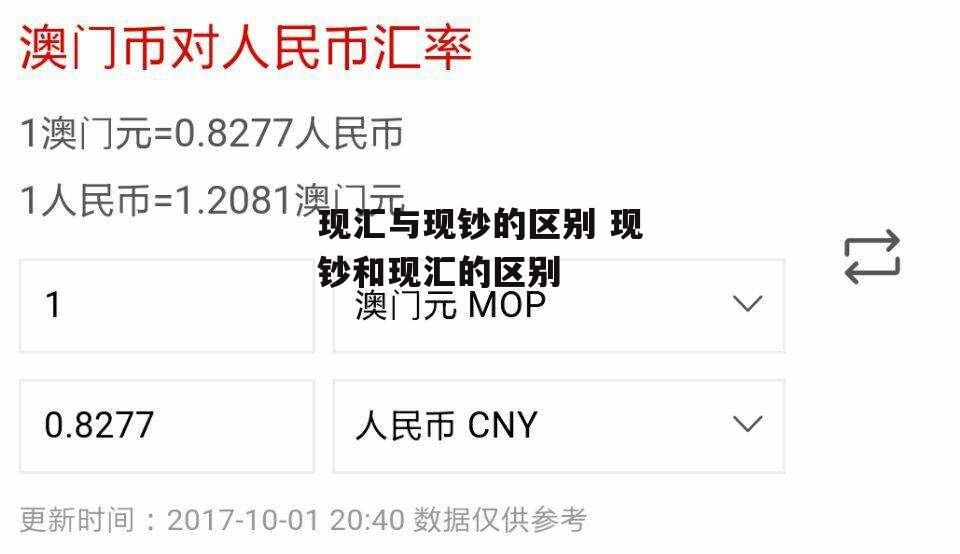 现汇与现钞的区别 现钞和现汇的区别