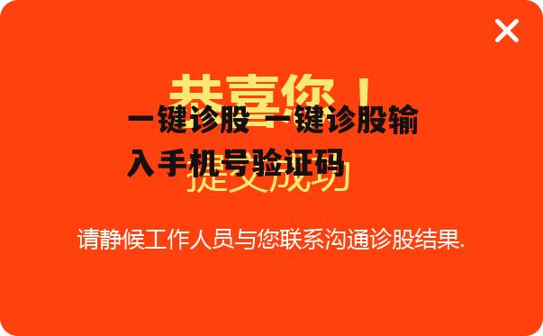 一键诊股 一键诊股输入手机号验证码