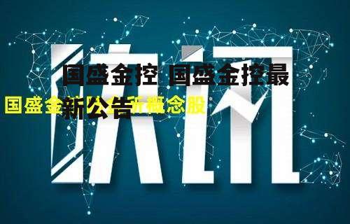 国盛金控 国盛金控最新公告