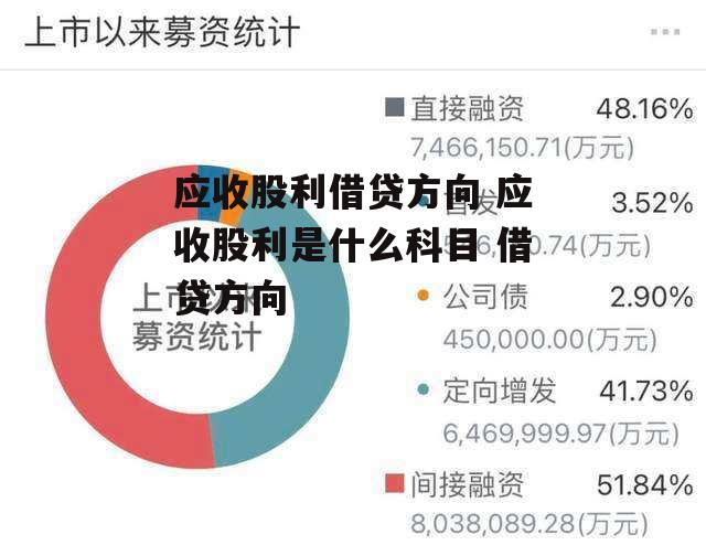 应收股利借贷方向 应收股利是什么科目 借贷方向