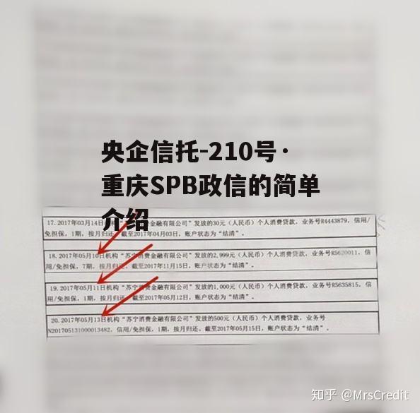 央企信托-210号·重庆SPB政信的简单介绍