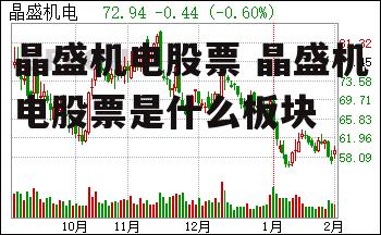 晶盛机电股票 晶盛机电股票是什么板块