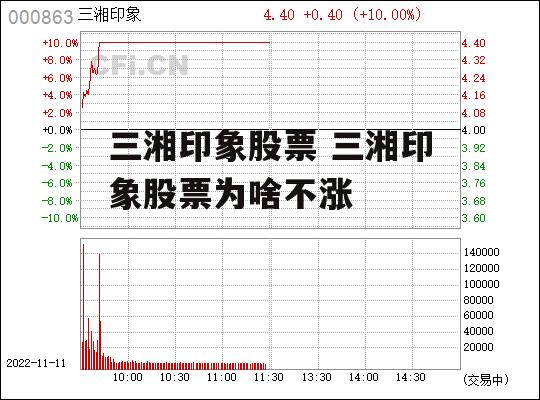 三湘印象股票 三湘印象股票为啥不涨