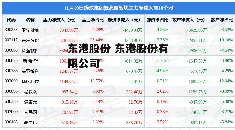 东港股份 东港股份有限公司