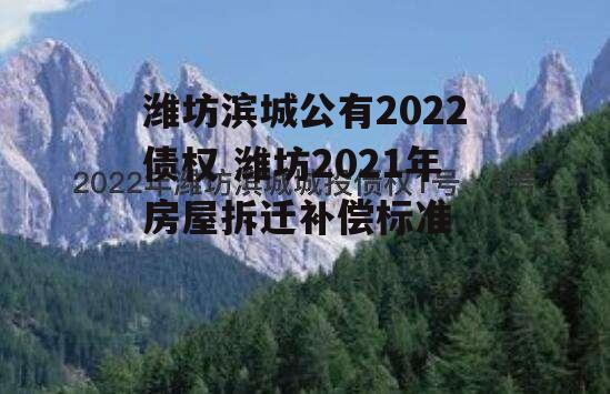 潍坊滨城公有2022债权 潍坊2021年房屋拆迁补偿标准