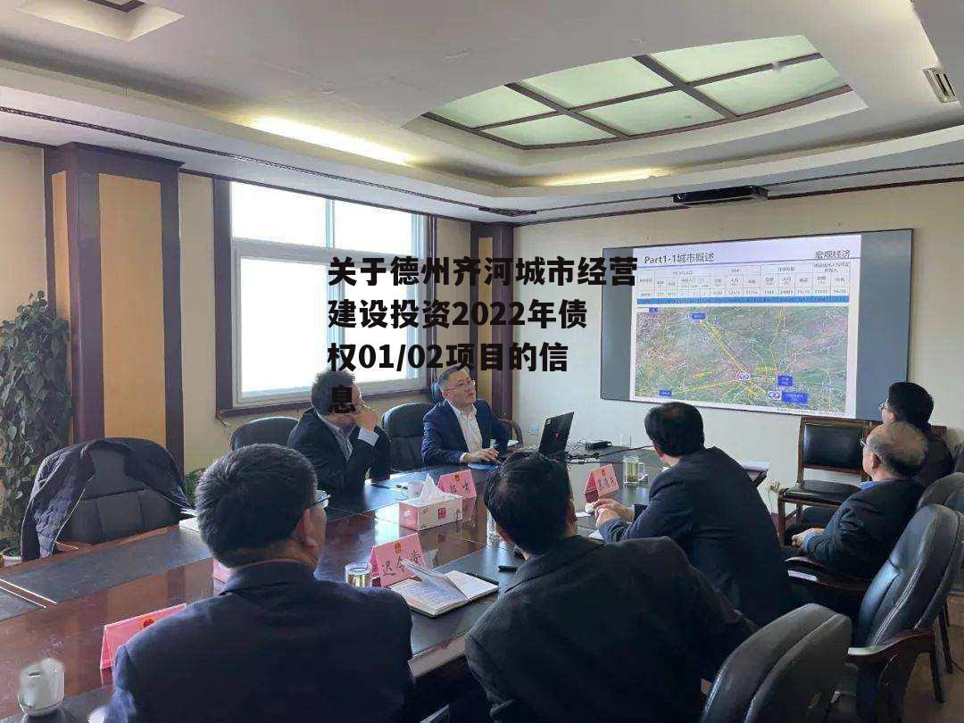 关于德州齐河城市经营建设投资2022年债权01/02项目的信息