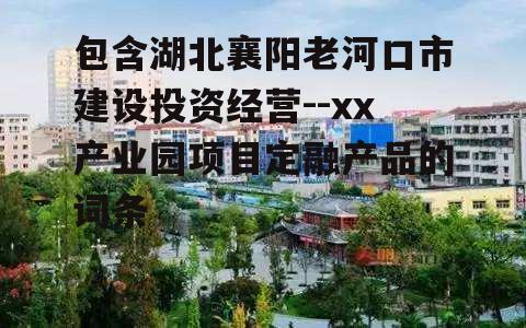 包含湖北襄阳老河口市建设投资经营--xx产业园项目定融产品的词条