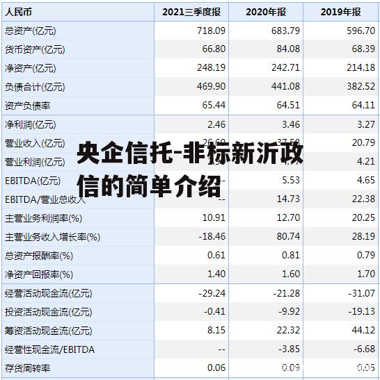 央企信托-非标新沂政信的简单介绍