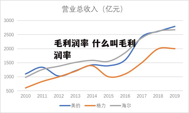 毛利润率 什么叫毛利润率