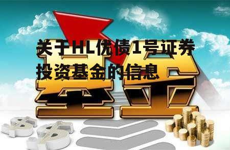 关于HL优债1号证券投资基金的信息