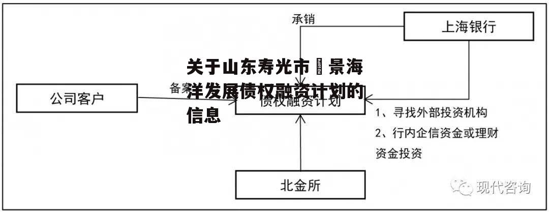 关于山东寿光市昇景海洋发展债权融资计划的信息