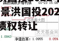 景洪国投2022年债权 景洪国投2022年债权转让