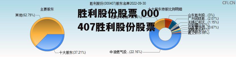 胜利股份股票 000407胜利股份股票