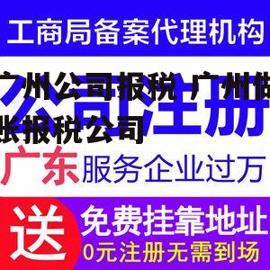 广州公司报税 广州做账报税公司