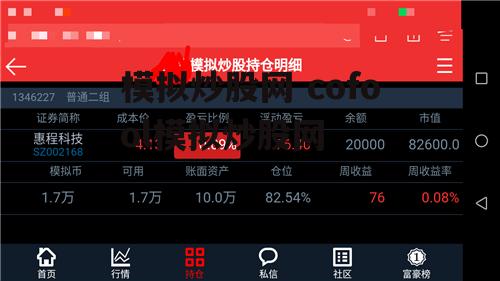模拟炒股网 cofool模拟炒股网