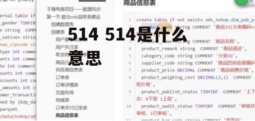 514 514是什么意思