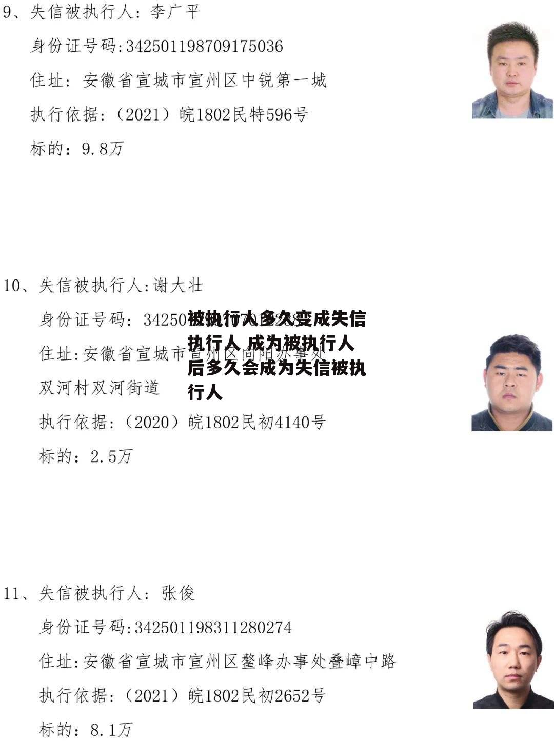 被执行人多久变成失信执行人 成为被执行人后多久会成为失信被执行人