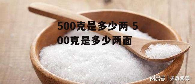 500克是多少两 500克是多少两面