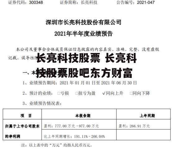 长亮科技股票 长亮科技股票股吧东方财富