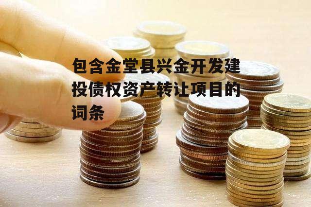 包含金堂县兴金开发建投债权资产转让项目的词条