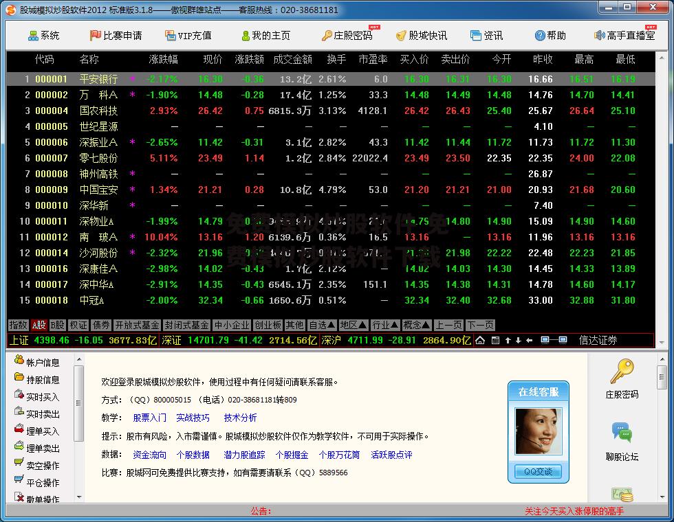 免费模拟炒股软件 免费模拟炒股软件下载