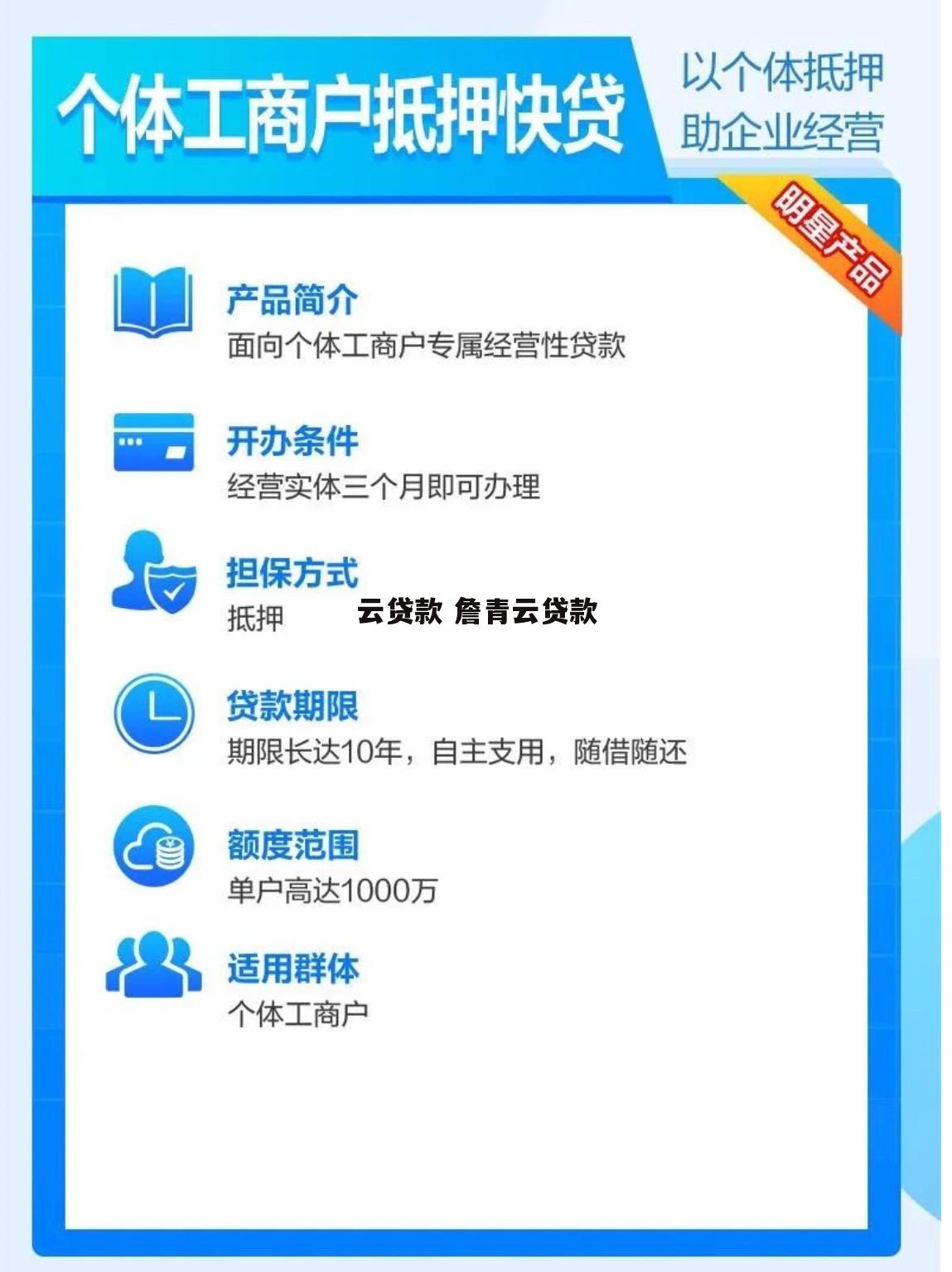 云贷款 詹青云贷款
