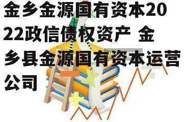 金乡金源国有资本2022政信债权资产 金乡县金源国有资本运营公司