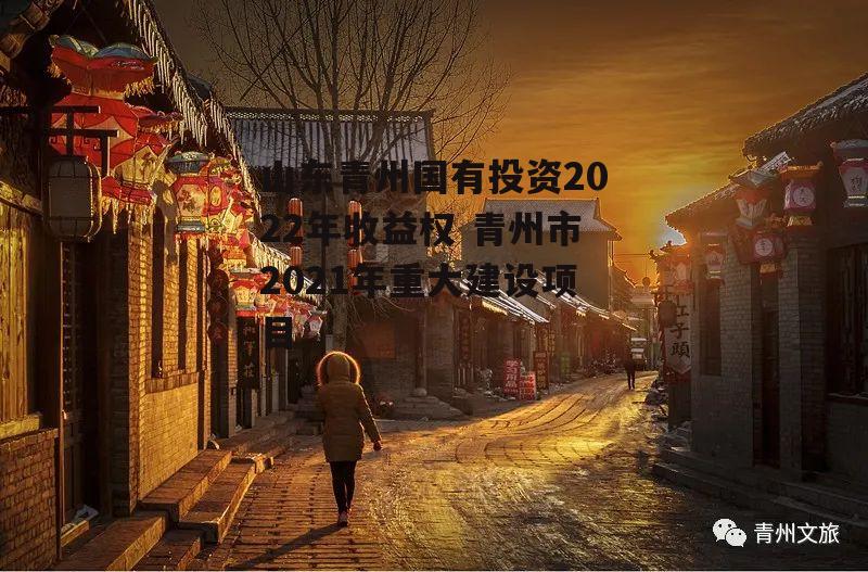 山东青州国有投资2022年收益权 青州市2021年重大建设项目