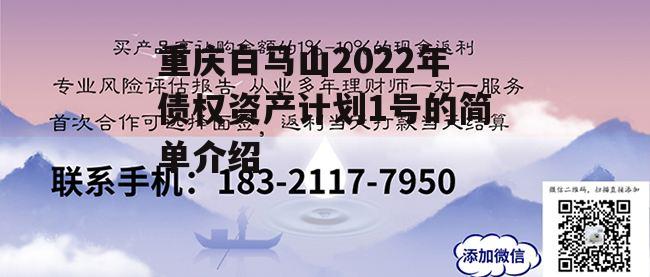 重庆白马山2022年债权资产计划1号的简单介绍