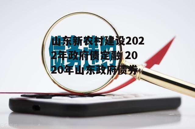 山东新农村建设2022年政府债定融 2020年山东政府债券