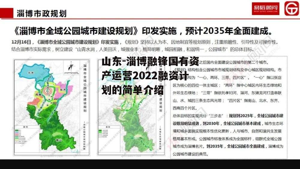 山东-淄博融锋国有资产运营2022融资计划的简单介绍